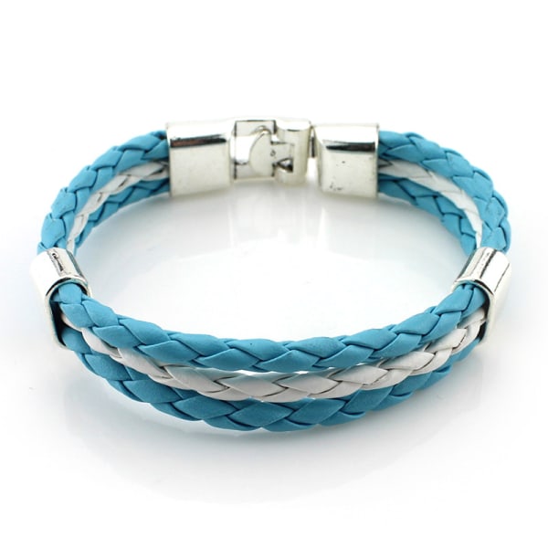2 st. VM-flagga Läderarmband