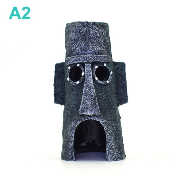 Figurleker Akvarium Ornamenter for Fiskedammer A2