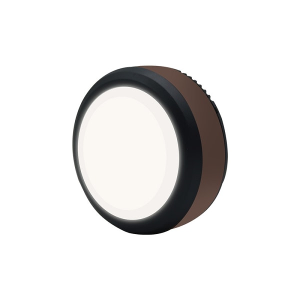 LED Lille Natlampe Nr. 5 Batteri Infrarød Fjernbetjening Tryk Sengelamper Gangbelysning Racket Ishockey Lys Black 3 led 1 Remote Control