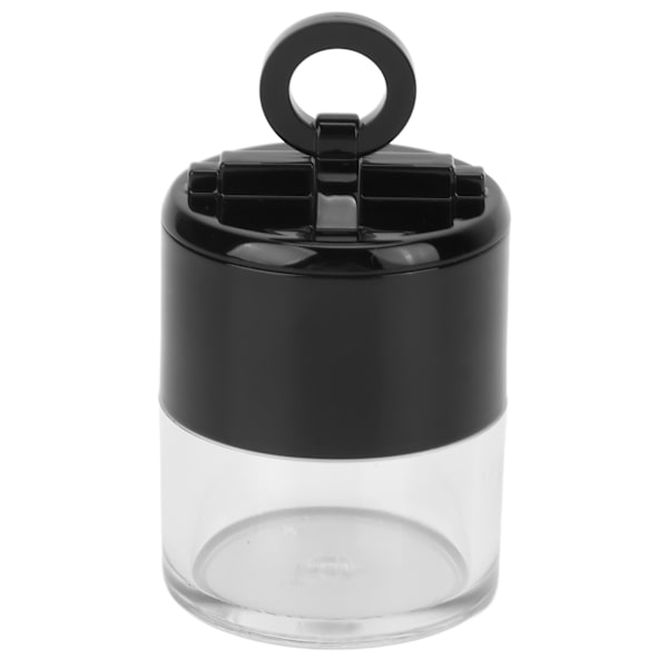 Tomt Löspuderburk Mini Bärbar Tomt Makeup Puderbehållare med Flockpuff (Svampform)