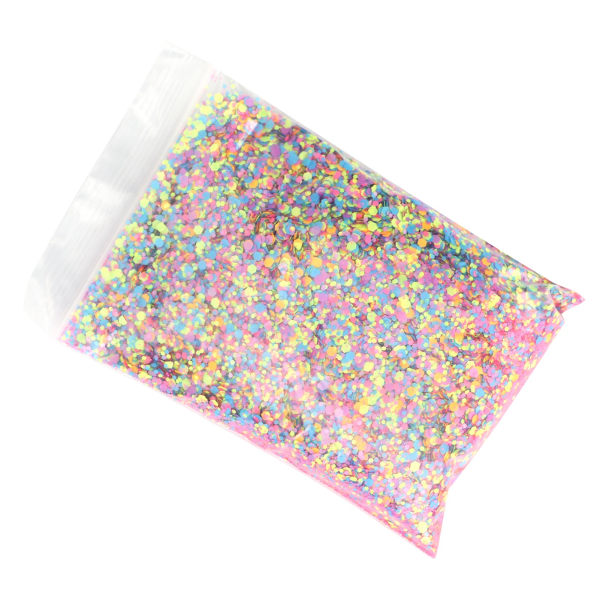 50g Mix Färgad Glitter Hexagonformad Glitter Ansikte Kropp Ögon Nagelkonst Dekoration Glitter