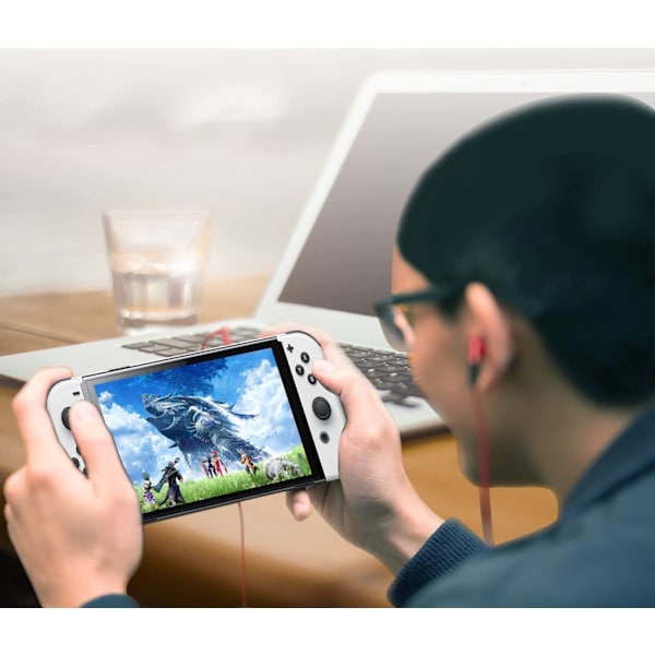 Switch OLED Skärmskydd Härdat Glas 3-pack