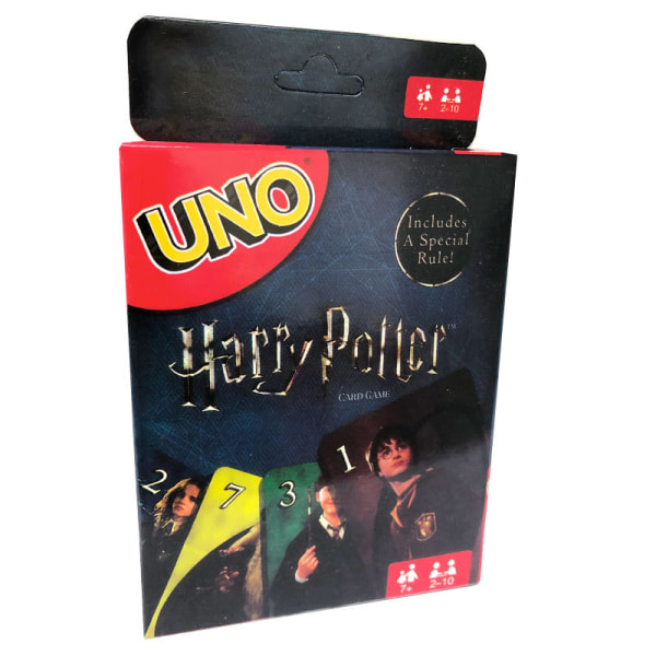 UNO Harry Potter-kortspill, gaver til fans fra 7 år og oppover 1