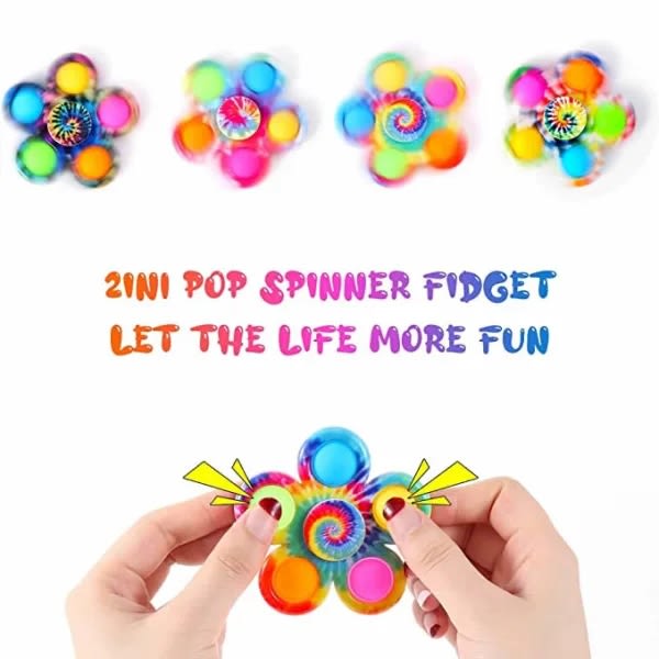 20 stk Fidget Toys Pakke Sansestimulerende Pop it Festgave