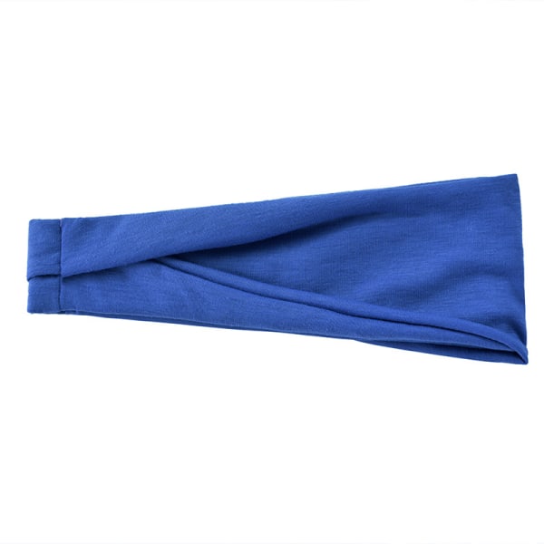Sport pannband Yoga pannband för kvinnor hårband blå