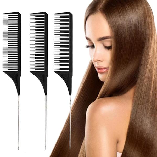 Hårkam, hårfargekam, hårstylingkam for frisørsalong, barbershop og hjem