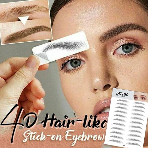 4D Autentiska Ögonbrynstatueringspennor för Formning och Styling