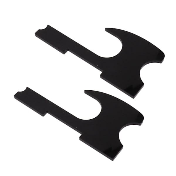 2 stk Lysstjerner Stativ Veggmontert Holder Akryl Enkel Installasjon Tryllestav Stativ for Tryllestav Cosplay Svart