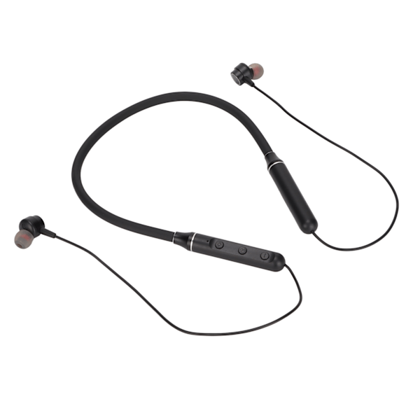WSYD600 Bluetooth-kaulanauha-kuulokkeet langattomat stereokuulokkeet urheiluun juoksuun kävelyyn (musta)