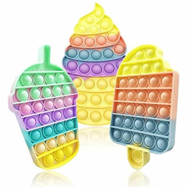 3-pack Bubbla Sensory Pop it Fidget Leksak