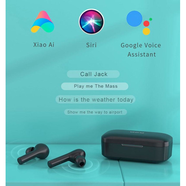 QCY w20 TWS Trådløse Høretelefoner V5.0 Sort