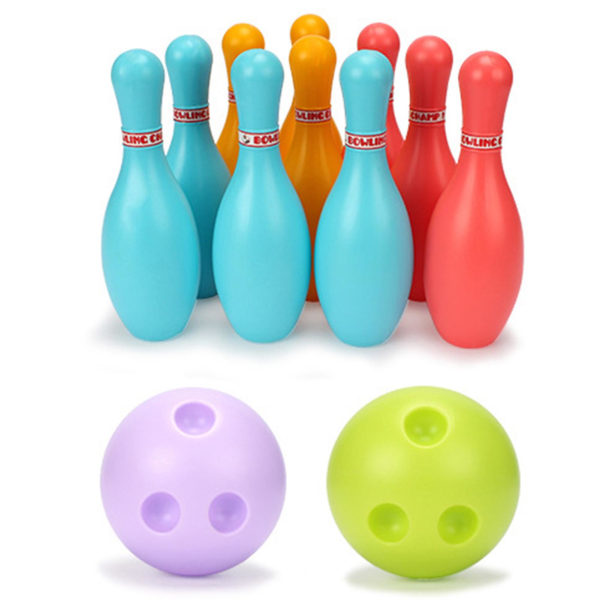 Bowlingset för barn, inomhus och utomhus, för pojkar och flickor