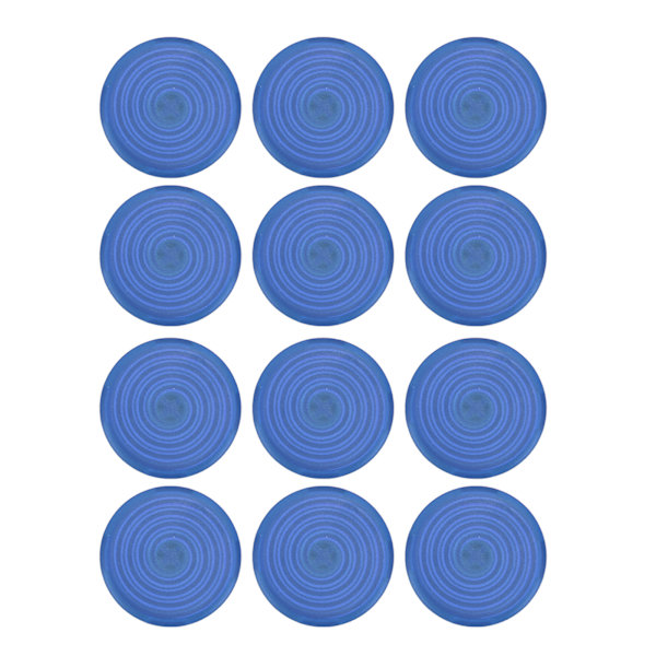 12 stk Arcade-knappdeksler - Erstatning for mekaniske trykknappdeksler for Kailh, Cherry, TTC, Akko, Glorious-brytere - Blå
