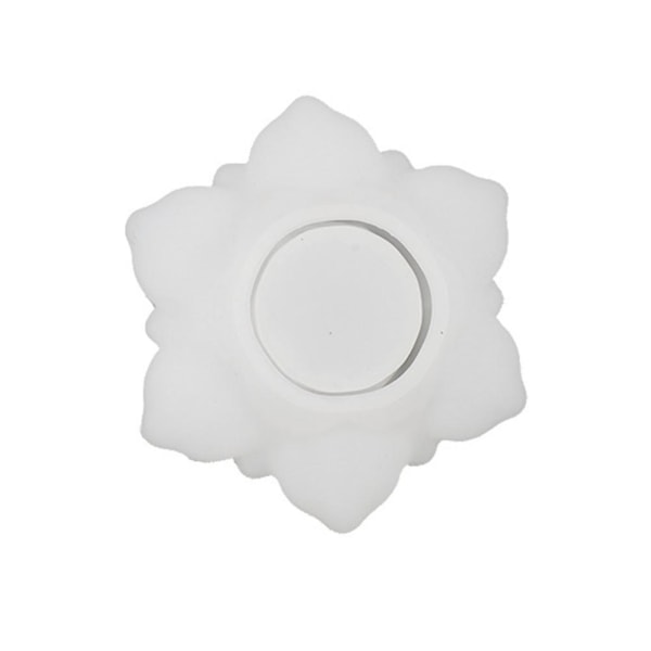 Blomsterhartsform Ljusstakeform Silikonform för DIY Smyckeskrin Godisask Hembord Dekoration