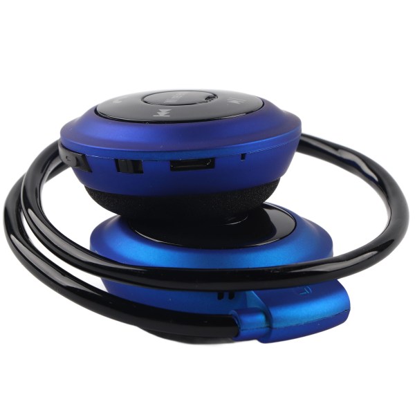 Bluetooth-meluntapoistavat urheilukuulokkeet mikrofonilla iOS- ja Android-laitteille, sininen