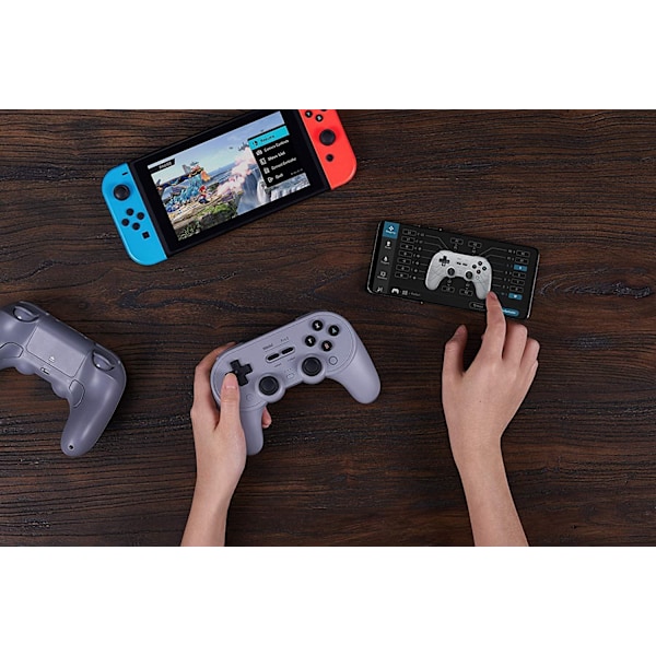 8Bitdo Pro 2 Bluetooth-kontroll för Switch, PC, macOS