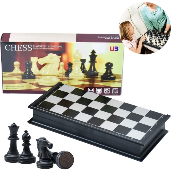 Schackspel magnetiskt vikbart schackbräde schack