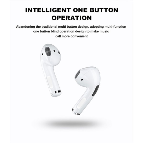 Pro5 Ægte Stereo Femte Generations Sport Bluetooth Øretelefoner TWS vit pro5