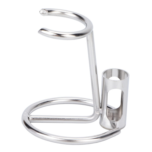 Razor Stativ Praktisk Sølv Metal Anti-Skrid Sikker Hurtig Tørrende Razor Holder Razor Hanger Barbering Værktøj