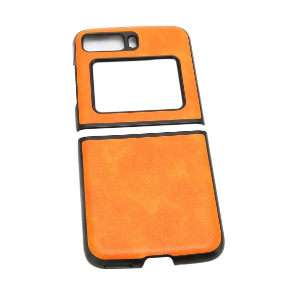 Case Lichee-mönster Reptåligt cover för Moto Razr 2022 Folding Mobile Phone Orange