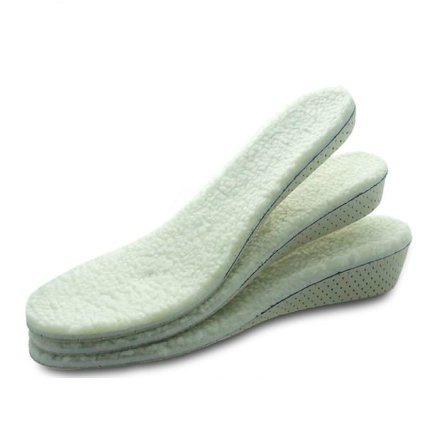 Elevated insole with invisible inner height pad for increased movement D 3cm