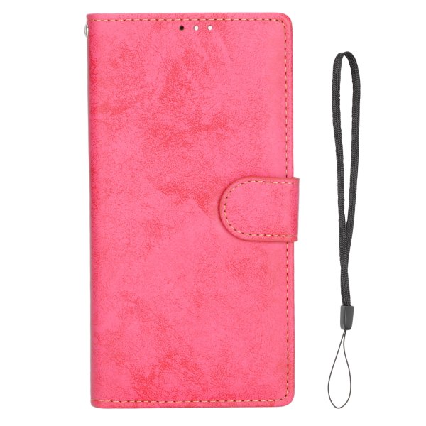 Lompakkoa suojaava phone case 2 in 1, magneettinen irrotettava phone case Galaxy S21 Ultra Rose Redille