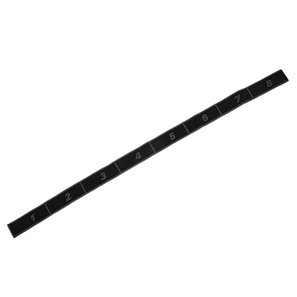 Elastiskt band för vuxen latin dans träning, yoga stretch, motståndsträning för träning, fitness gym, grå