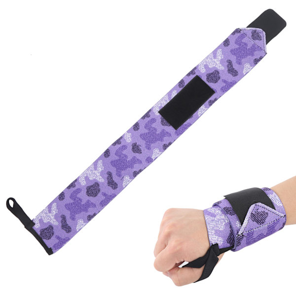 Kompressionshandledsbandage Justerbara Viktlyftningshandledsremmar Wraps för Gym Fitness