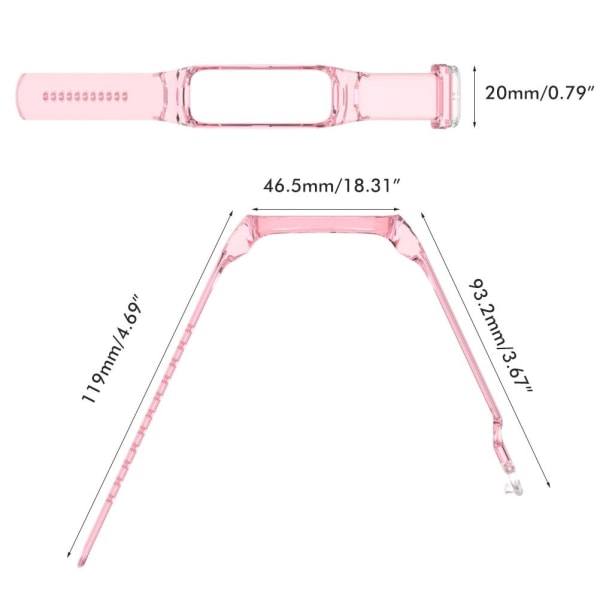 Erstatningsbånd som er kompatible for Samsung Galaxy Fit2 SM-R220 Smart Bands klokkerem for kvinner og menn