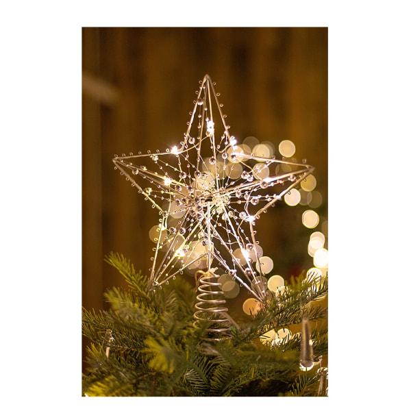 2023 Christmas Tree Top Star Fem-spiss Star Tree Top XINGX LED-lysdekorasjon Fem-stjerners 7