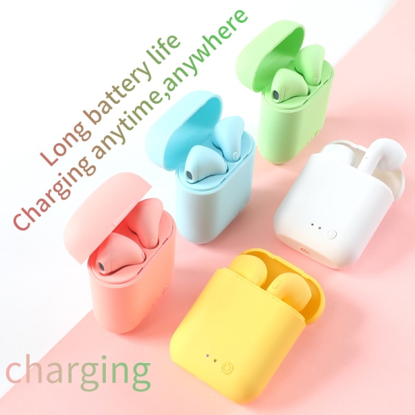 I7s TWS Dual Ear Sports 5.0 Macaron Langattomat Bluetooth-kuulokkeet mini2 Bluetooth-kuulokkeet i7mini yellow