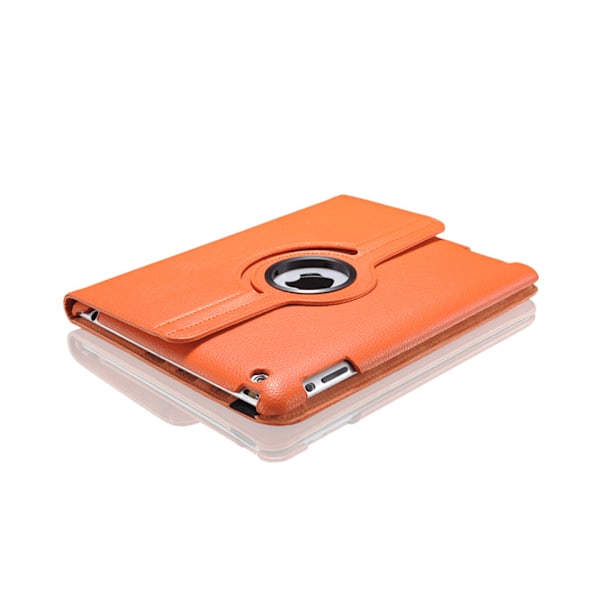 iPad Air 6 Etui Beskyttende Deksel for Tablet iPad 9.7-tommers Roterende Lærdeksel Pro11 Litchi Mønster 10.2 orange 2022 iPad 10 (10.9 inches)