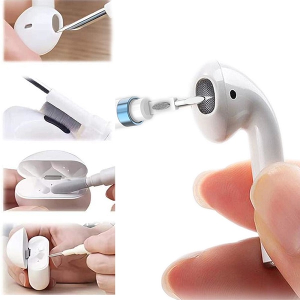 Rengöringspenna - Clean Airpods & Earbuds Vit white