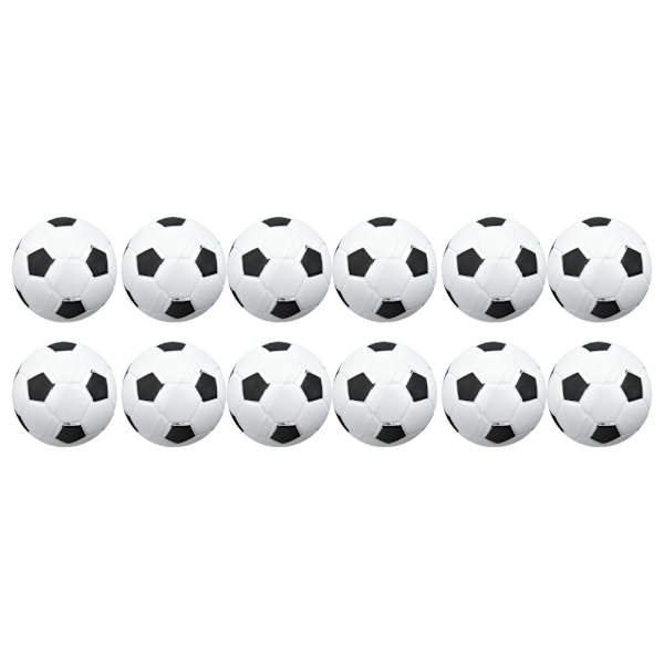 12 stk. 6,3 cm Børnelegeplads Fuld Kerne Blød EVA Elastisk Bold Reducer Tryk Stress Børnelegetøj Fodbold