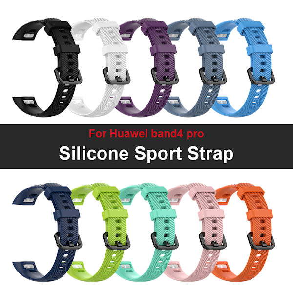 Pehmeä silikoniranneke Huawei Band 3 Pro ja Band 4 Pro -älykelloille