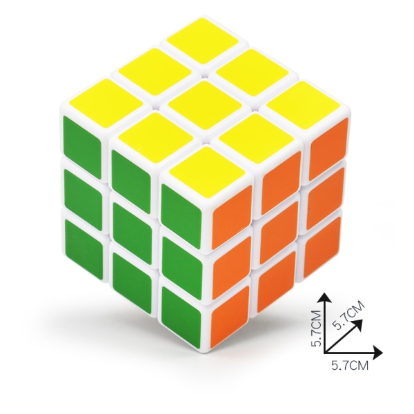 3X3 Rubikin kuutio 50mm nopeuspulma Rubikin cube toy