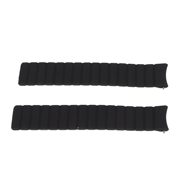 2 st Klockarmband i Silikon, Universellt Magnetiskt Armband för Amazfit GTR 3 3 Pro 22mm Svart