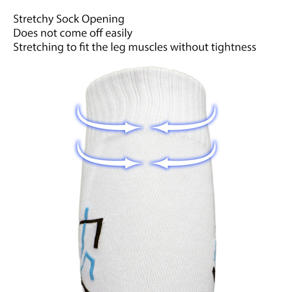 Fencingstrumpor Svett-Absorberande Andningsbara Elastiska Bärbara Kamgarn Unisex Fencingstrumpor för Män Kvinnor M