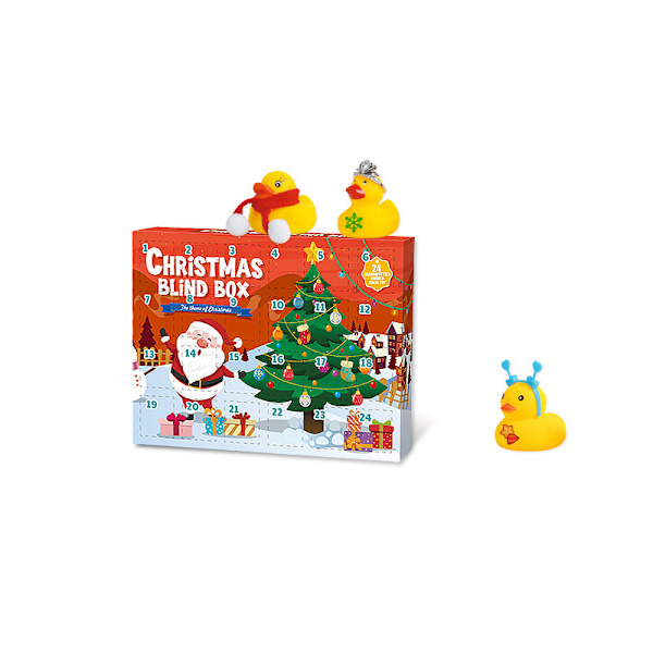 Gummibjørn Jule Blind Box Adventskalender Jule Vinyl Lille Gul And Blind Box C