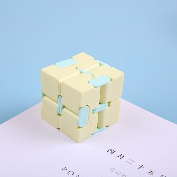Infinite Cube dekompresjonsartefakt lommekube Macaron lomme flip kube dekompresjon mini lomme kube Green Infinite Cube Boxed