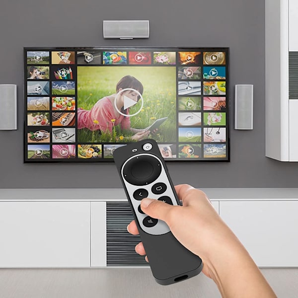 Skyddande fodral för Apple 4K TV 6:e generationens Siri-fjärrkontroll