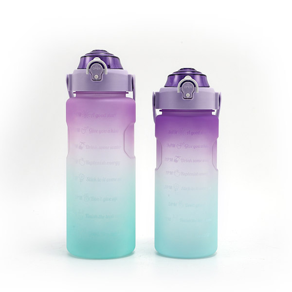 Vattenflaska Sportdryckeskopp Lila 2000ml