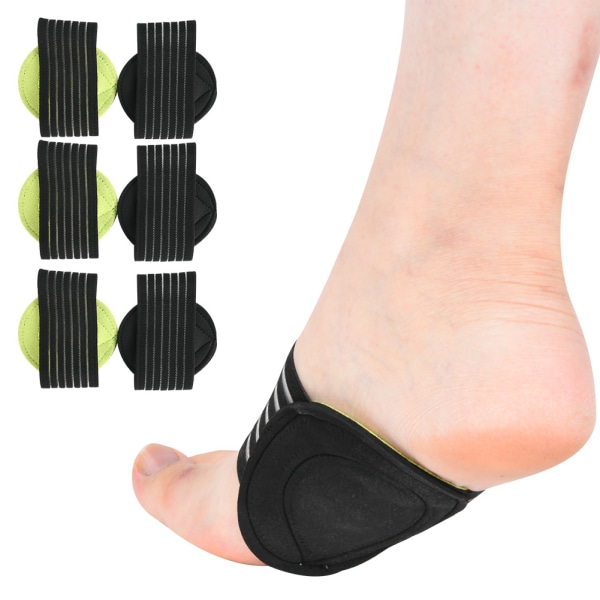 3 paria paksu puristus ortoottinen jalkakaaren tuki tyyny kengän pohjalliset pehmusteet helpottavat kipua