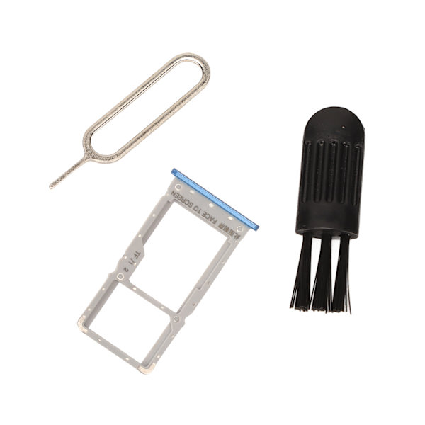 SIM-kortskuffe i plast, godt tilpasset, lagringsplass for kort, holder for Xiaomi Redmi Note 6 Note 6 Pro smarttelefon, blå