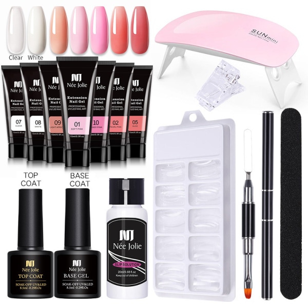 Nagelgellackset nagelset polygelset #04