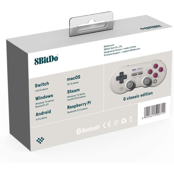 8Bitdo Sn30 Pro G Klassisk Gamepad