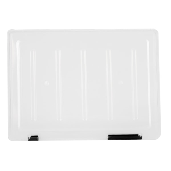 Stor Kapacitet Falska Naglar Tips Display Box Transparent Nagelkonst Visning Display Box Svart
