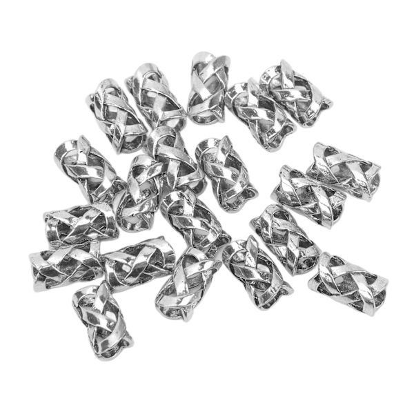 20 st skäggpärlor i vikingastil i legering - vackert designade accessoarer för män och kvinnor