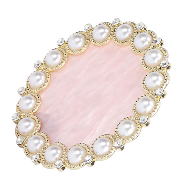 Nagelkonstdisplaybräda Kosmetisk Nagelblandningspalett Färgblandning Nagelkonsttips Displayplatta Guld Rosa