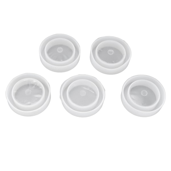 5 st Silikonarmbandformar Silikonmaterial Enkel Avformning DIY Toroidal Form